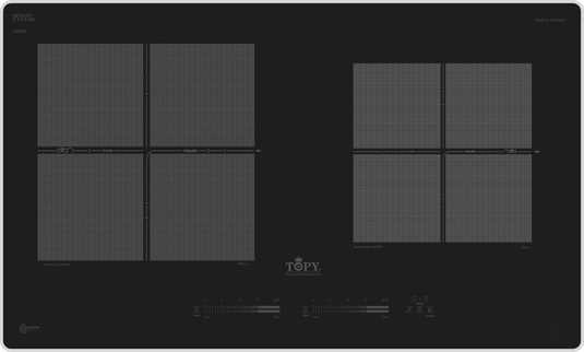 Bếp Từ Đôi TOPY EU - 1368S serial 6.0